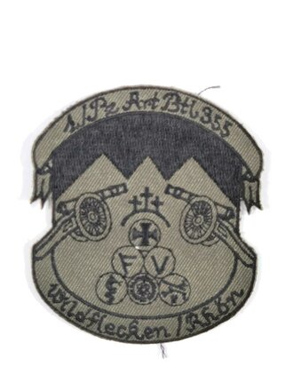 Bundeswehr, Abzeichen, "1./PzArtBtl 355 Wildflecken/Rhön" (Panzerartilleriebataillon)