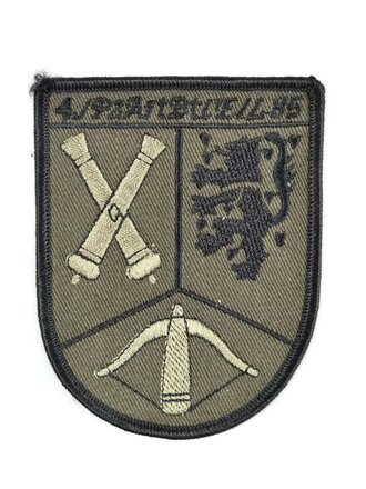 Bundeswehr, Abzeichen, "4./PzArtBtl E/L85" (4. Panzerartilleriebataillon mit Einsatz- und Lehrauftrag 85)