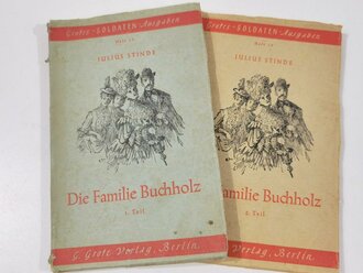 Grotes Soldaten Ausgaben " Die Familie Buchholz " Teil 1 und 2. Jeweils als Feldpostpaket zu verschicken