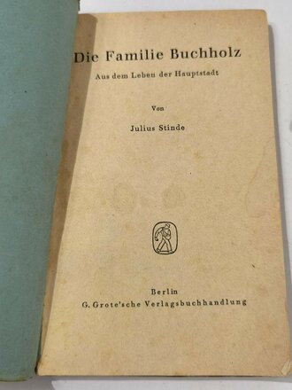Grotes Soldaten Ausgaben " Die Familie Buchholz...