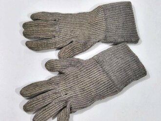 Paar Strickhandschuhe Wehrmacht, wohl ungetragenes Paar