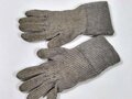 Paar Strickhandschuhe Wehrmacht, wohl ungetragenes Paar