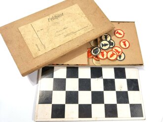 Schachspiel als Feldpostbrief zu verschicken. Vollständig