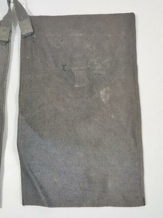 Beutel für Gewehrgranaten datiert 1942. Dunkelblaues,  ungebrauchtes Stück mit Lagerspuren