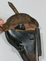Koffertasche für P08 Luger der Wehrmacht datiert 1941. Dunkelbraunes Leder, leicht getragenes Stück