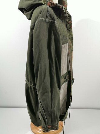 Bundeswehr Feldjacke/Parka, Flecktarn, Größe 50/52 (BW 7/8), Hauptfeldwebel/Jäger, gebraucht