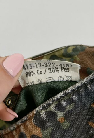 Bundeswehr Feldmütze, Flecktarn, Größe 58, gebraucht