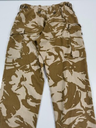 British Combat Trousers, Tropical Desert DPM, NATO, Size 85/92/108, used good condition