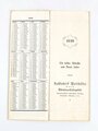 "Terminkalender 1939", hrsg. v. Faßfabrik Wellhöfer, Würzburg Heidingsfeld, ca. 29,5 x 10,5 cm, gebraucht