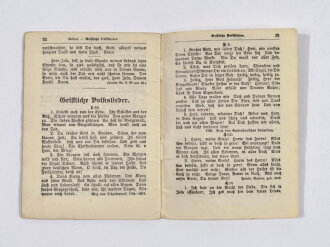 "Feldgesangbuch für die evangelischen Mannschaften", 85 Seiten, Berlin 1897, 12,5 x 9,5 cm