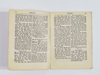"Feldgesangsbuch für die evangelischen Mannschaften", 85 Seiten, Berlin 1897, 12,5 x 9,5 cm