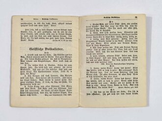 "Feldgesangsbuch für die evangelischen Mannschaften", 85 Seiten, Berlin 1897, 12,5 x 9,5 cm