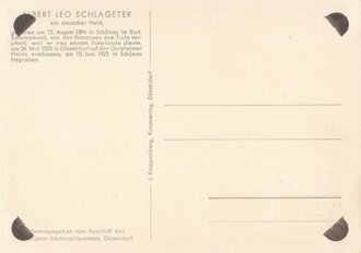 Postkarte "Albert Leo Schlageter", Düsseldorf