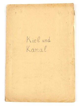 "Kiel und Kanal", Ausgabe 1940, Zwei Karten in Umschlag, Kiel-Schleswig 1:100.000 und Kiel-Wik 1:15.000, mit Umschlag ca. 33 x 23 cm, Karten im guten gebrauchten Zustand