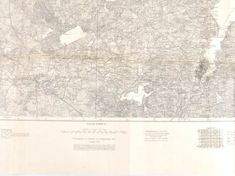 "Kiel und Kanal", Ausgabe 1940, Zwei Karten in Umschlag, Kiel-Schleswig 1:100.000 und Kiel-Wik 1:15.000, mit Umschlag ca. 33 x 23 cm, Karten im guten gebrauchten Zustand