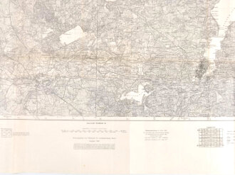 "Kiel und Kanal", Ausgabe 1940, Zwei Karten in Umschlag, Kiel-Schleswig 1:100.000 und Kiel-Wik 1:15.000, mit Umschlag ca. 33 x 23 cm, Karten im guten gebrauchten Zustand