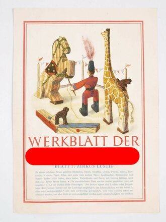 "Werkblatt der Hitler-Jugend", Blatt 7,...