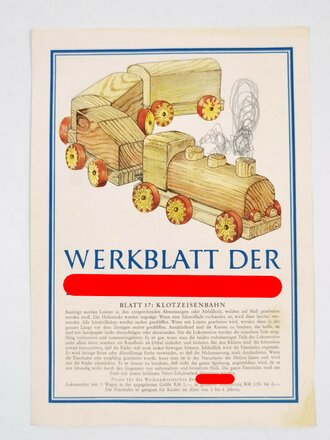 "Werkblatt der Hitler-Jugend", Blatt 37,...