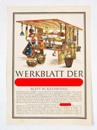 "Werkblatt der Hitler-Jugend", Blatt 35,...