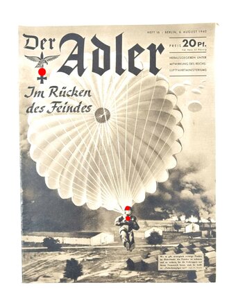 Der Adler "Im Rücken des Feindes", Heft 16, 6. August 1940, gebraucht