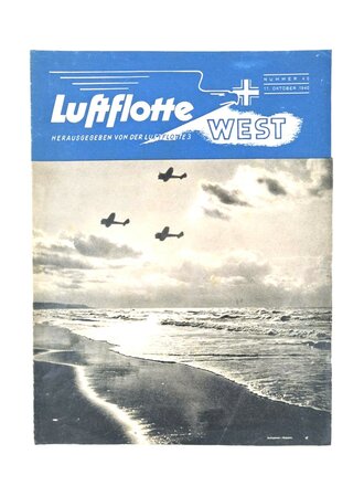 Luftflotte West, hrsg. v. d. Luftflotte 40, Nr. 40, 17. Dezember 1940, DIN A3, gebraucht