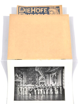Die Höfe Europas, 19 Ausgaben "Am Hofe Kaiser Wilhelm II.", Bd. 1, Lieferung 1-6, 13,14,16-20, 25-30, hrsg. v. Arthur Brehmer 1898, 32 x 25 cm, gebraucht