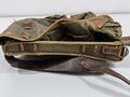 1.Weltkrieg Tornister , Kammerstück datiert 1917, getragen, zum Teil mit alten Raparaturstellen