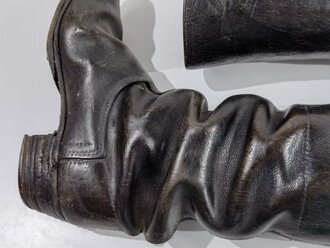 1.Weltkrieg, Paar Stiefel für berittene Mannschaften . Sohlenlänge 28cm