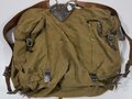 Rucksack Wehrmacht für Angehörige der Gebirgstruppe, datiert 1943. Gebraucht mit etlichen Farbspritzern