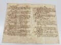 Niederlande 1665 "Extract der königl. Hofkammer", Chatham (Raid on the Medway/Tocht naar Chatham) Expedition?, Englisch-Niederländischer Krieg 1665-1667, 4-seitiges handschriftliches Dokument mit Umschlag, ca. DIN A4, gebraucht
