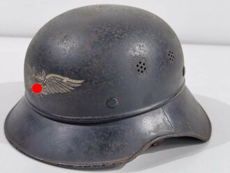 Luftschutz Stahlhelm, ungereinigtes Stück