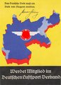 Deutscher Luftsport Verband DLV, Werbeblatt "Werdet Mitglied im Deutschen Luftsport-Verband - Das deutsche Volk muss ein Volk von Fliegern werden (Hermann Göring)", ohne Jahr, DIN A5, gebraucht