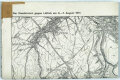 1. Weltkrieg Westfront, Karte "Der Handstreich gegen Lüttich am 3. - 7. August 1914 ", 1:30.000, 111 x 85 cm, gebraucht