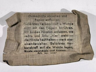 Verbandpäckchen Wehrmacht für die Tasche in der...