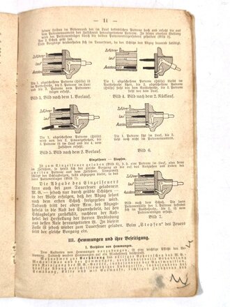 Reichswehr oder frühe Wehrmacht "Das Maschinengewehr 08", Ergänzungsheft zum Reibert, 16 Seiten, ohne Jahr, DIN A5, gebraucht