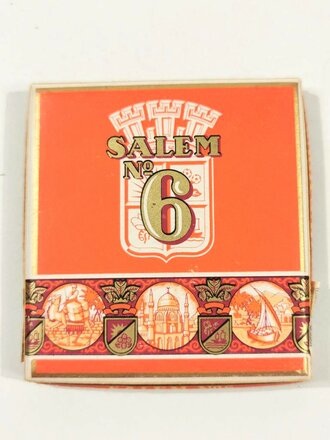 Pack "Salem 6" Zigaretten, ungeöffnet, Steuerbanderole mit Hakenkreuz