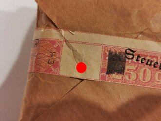 Pack "Landtabak Spezial" , ungeöffnet, Steuerbanderole mit Hakenkreuz