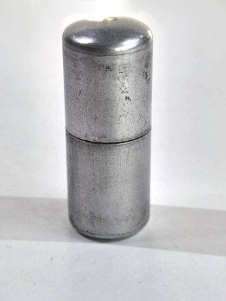 Benzinfeuerzeug Aluminium, Höhe 45mm, Funktion nicht geprüft