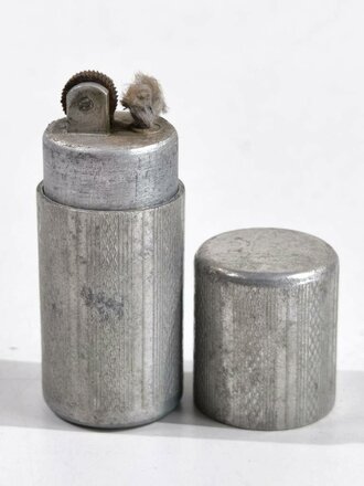 Benzinfeuerzeug Aluminium, Höhe 60mm, Funktion nicht geprüft