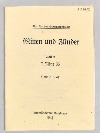 REPRODUKION, D514/2, "Minen und Zünder - Teil...