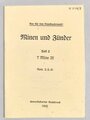 REPRODUKION, D514/2, "Minen und Zünder - Teil 2: T Mine 35", ohne Seitenzahl und Herausgeber, DIN A5, ungebraucht