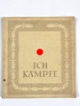 "Ich kämpfe - Pflichten des Parteigenossen", hrsg. v. Zentralverlag der NSDAP, 1943, 91 Seiten 21 x 24 cm, gebraucht, Buchrücken eingerissen, Einband leicht fleckig