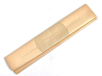 Hitler-Jugend "Kleinkaliber-Ringscheibef ür 50m Entfernung", ca. 32 x 33 cm, gebraucht, mehrfach gefaltet