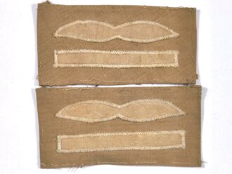 Luftwaffe, Paar Dienstgradabzeichen für fliegendes Personal, getragenes Paar