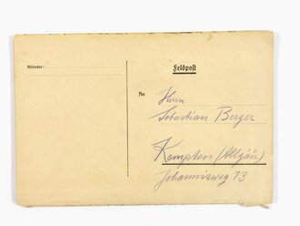 Feldpost Heft "Vom sieghaften Zellenstaat", 95 Seiten, ungelaufen, 1940er?, 13,5 x 20 cm, gebraucht