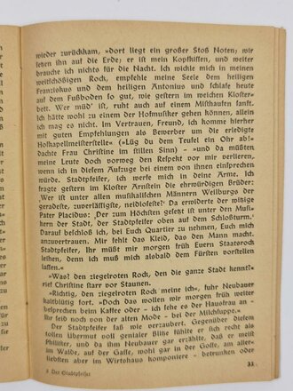 Feldpost Heft "Die bunten Hefte für unsere Soldaten 108: "Der Stadtpfeiffer", 48 Seiten, ungelaufen,1943, 11,5  x 15 cm, gebraucht