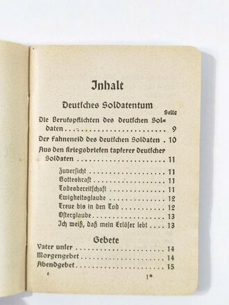 "Evangelisches Feldgesangbuch", 1940er? , 95...