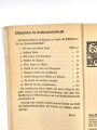 RAD "Singend wollen wir marschieren... Liederbuch des Reichsarbeitsdienstes", 5. Auflage, um 1940, Der Nationale Aufbau Verlag, hrsg. v. Reichsarbeitsführer Thilo Scheller, 158 Seiten, 10,5 x 15 cm, gebraucht