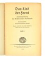 "Das Lied der Front - Liedersammlung des Großdeutschen Rundfunks", hrsg. v. Alfred-Ingemar Berndt, Heft 3, 1940, 88 Seiten, 13 x 19 cm, gebraucht, Titelblatt lose