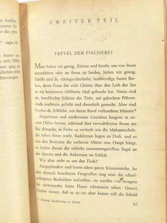Soldatenbücherei Bd. 76, "Raubfischer in Hellas", Werner Helwig, hrsg. v. OKW, um 1940, 158 Seiten, 11,5 x 18 cm, gebraucht